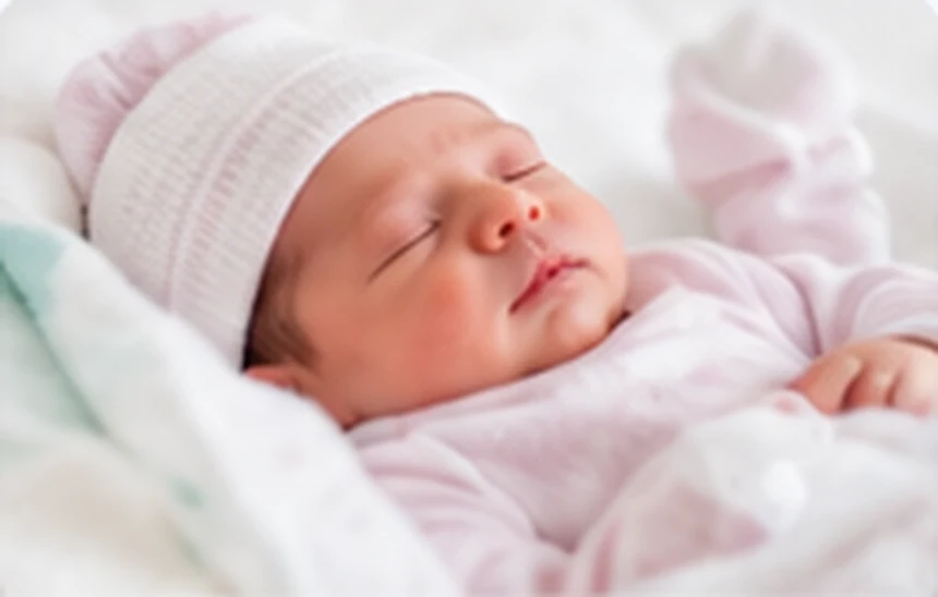 Newborn baby sleeping
